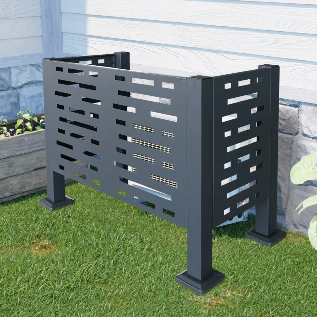 3Ft x 2Ft Air Conditioner Fence Outdoor Units, Metallic Privacy Screen w-540 wwc