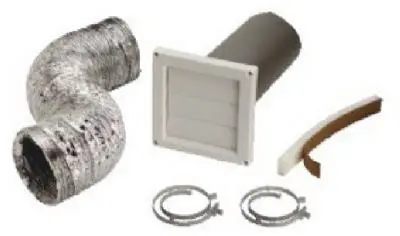 Broan WVK2A Wall Vent Ducting Kit Range Hoods and Ventilation Systems