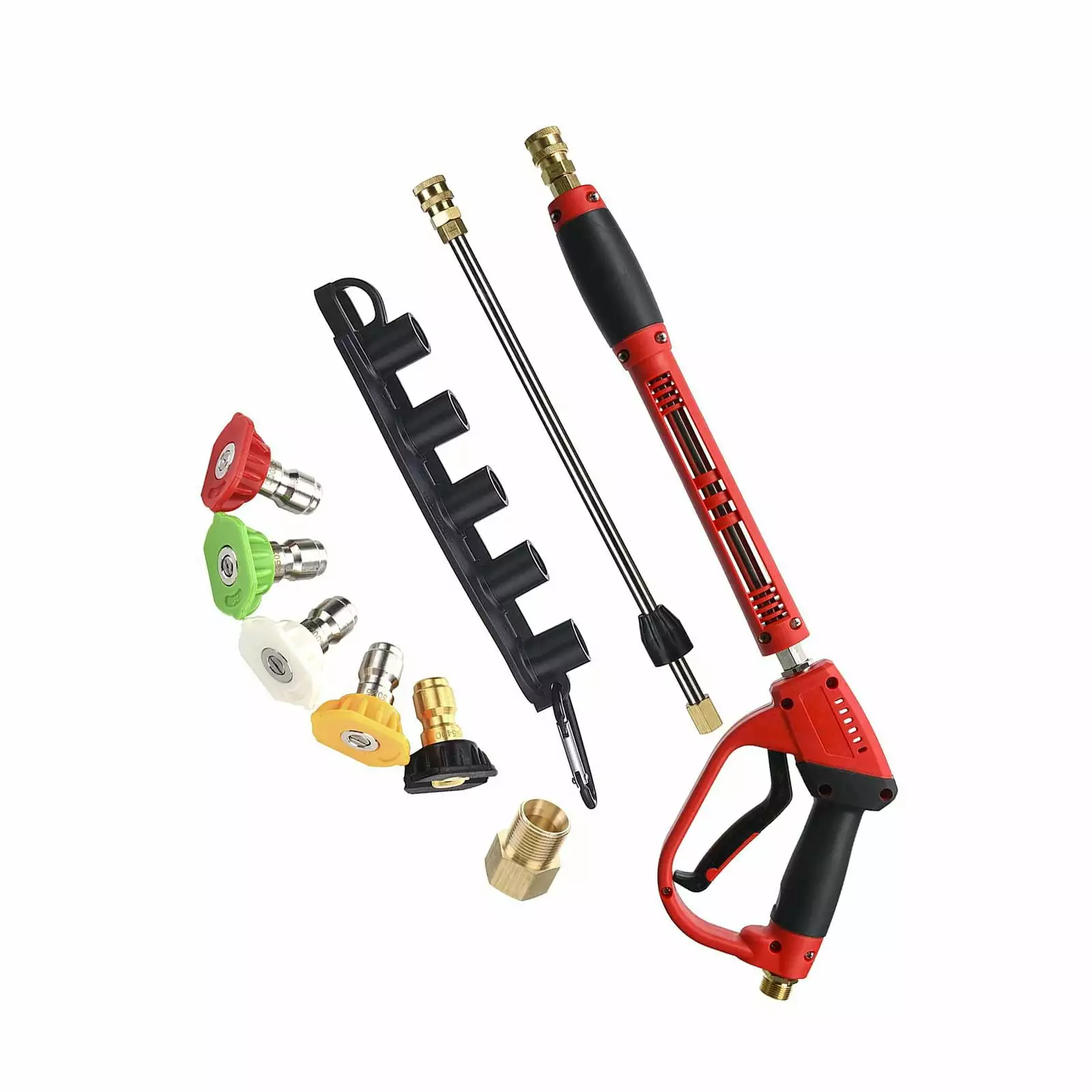 jicheng High Pressure Power Washer 1/4 Quick Connection 5000 PSI Extension Rod