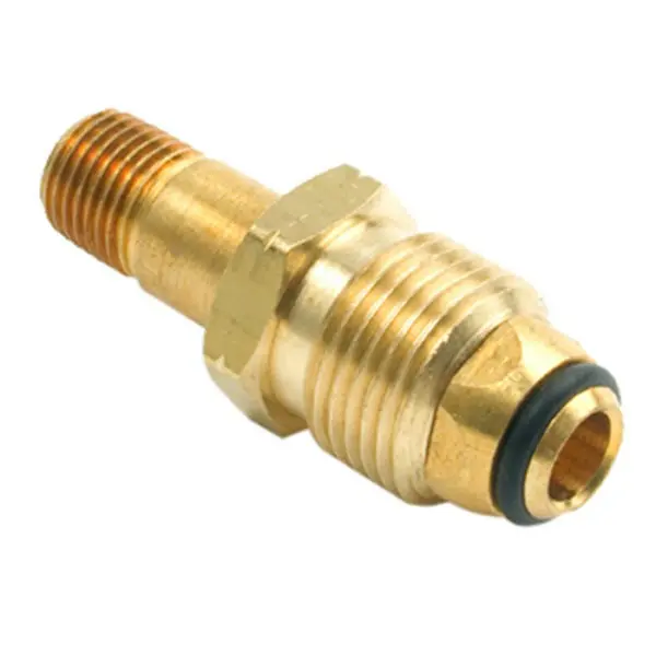 Mr Heater F273655 Excess Flow Soft Nose POL to 1/4 MPT Propane Regulator Fitting