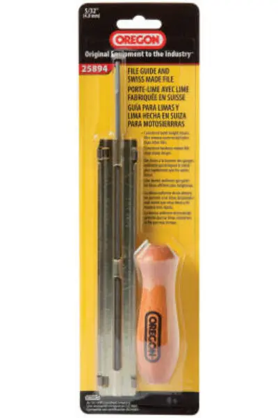 Oregon Chain Saw File Guide & File 3/16" - Chainsaw Sharpening Tool