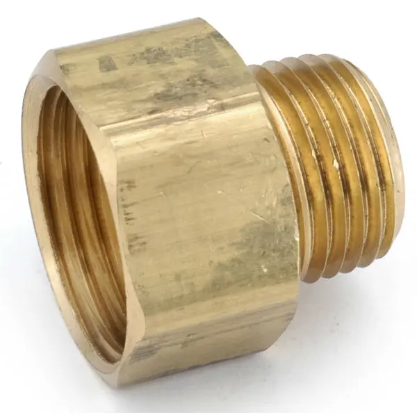 Anderson Metals 757484-121208 Lead Free Brass Adapter 3/4"FGH x 3/4"MIP