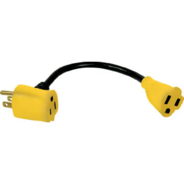 Master Electrician KAB-3P Pigtail Plus Adapter 6 Inch Cord Electrical Connections