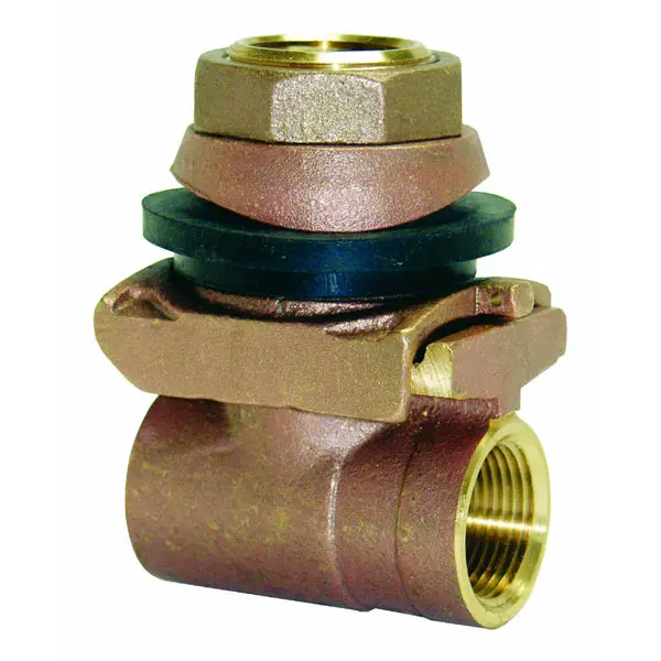 Water Source PA100NL No-Lead 1" FNPT Solid Brass Pitless Adapter