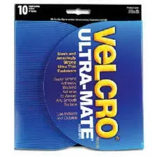 Black Tape 1 Inch x 10 Feet Heavy Duty Adhesive Tape Velcro