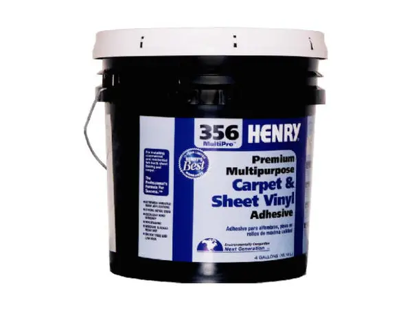 HENRY 12075 MultiPro Premium Multipurpose Flooring Adhesive 4 Gallon Professional Installation