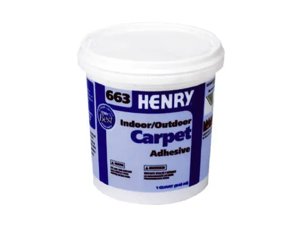 HENRY 12183 Outdoor Carpet Adhesive #663 1 Qt Secure Bonding