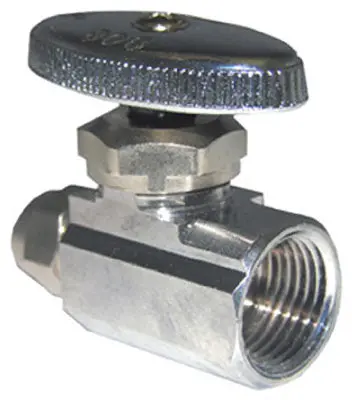 Lasco 06-7407 Angle Stop Valve 1/2 FPT x 3/8 Inch Water Supply Valve