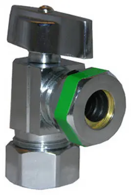 Lasco 06-9231 Quarter Turn Angle Stop Valve Chrome