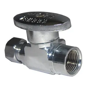 Lasco 06-9271 Angle Stop Valve 3/8" FPT x 3/8" Water Supply