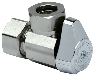 Brass Craft G23341X-CD Angle Valve Chrome Faucet and Toilet BrassCraft