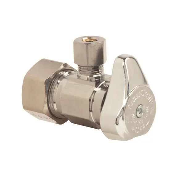 Brass Craft G2CR09X-CD Angle Valve Chrome Finish Efficient Water Flow BrassCraft