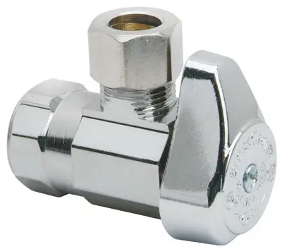 Brass Craft G2R07X-CD Angle Valve Chrome Plated Water Supply Lines BrassCraft