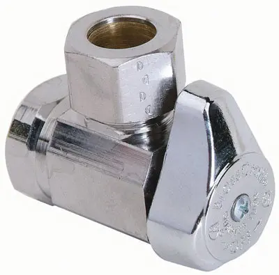 Brass Craft G2R37X-CD Angle Valve 1/2 FIP x 1/2 Chrome Water Control BrassCraft