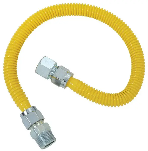 BrassCraft CSSC21-36-P SC Series Gas Appliance Connector 36 Inch Flexible Hose
