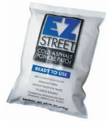 EZ Street EZ50 Polymer-Modified Cold Asphalt Patch 50 Lbs Ready-To-Use