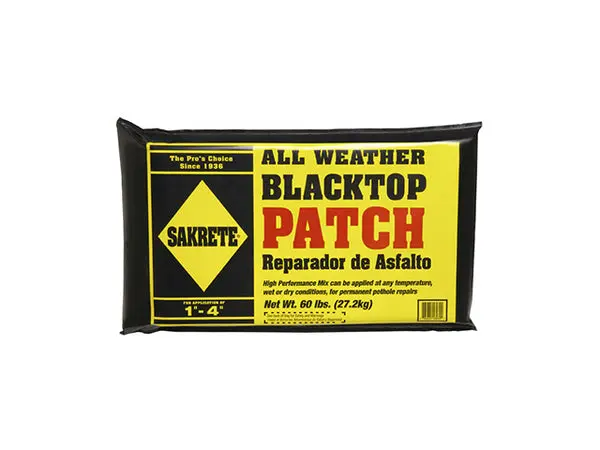 Sakrete 16060 All Weather Blacktop Patch 60 Lb