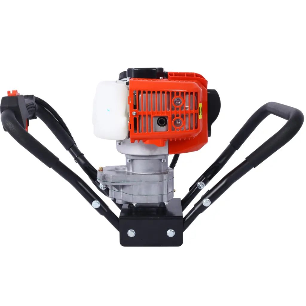 V Type 52Cc 2 Stroke Gas Post Hole Digger One Man Auger EPA Machine g-h