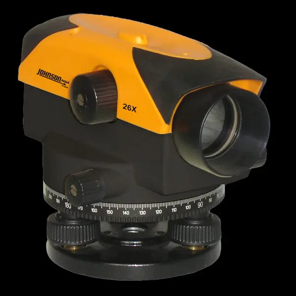 Johnson Level 40-6926 Water and Dust Resistant 26X Automatic Level Outdoor Use