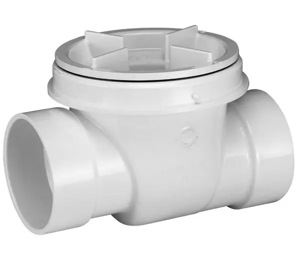 Oatey 43904 PVC Backwater Valve 4 Inch Sewer Backup Prevention