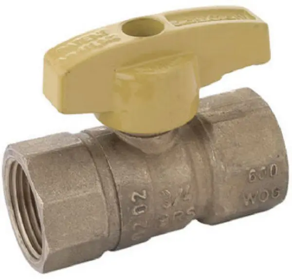 BrassCraft PSBV503-12 SL Series Gas Ball Valve Brass 3/4 Inch Gas Lines