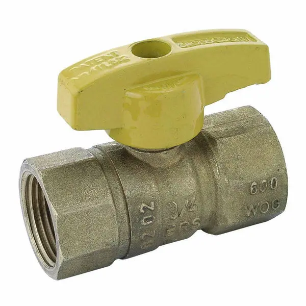 BrassCraft PSBV503-8 SL Series Gas Ball Valve Brass 1/2 Inch