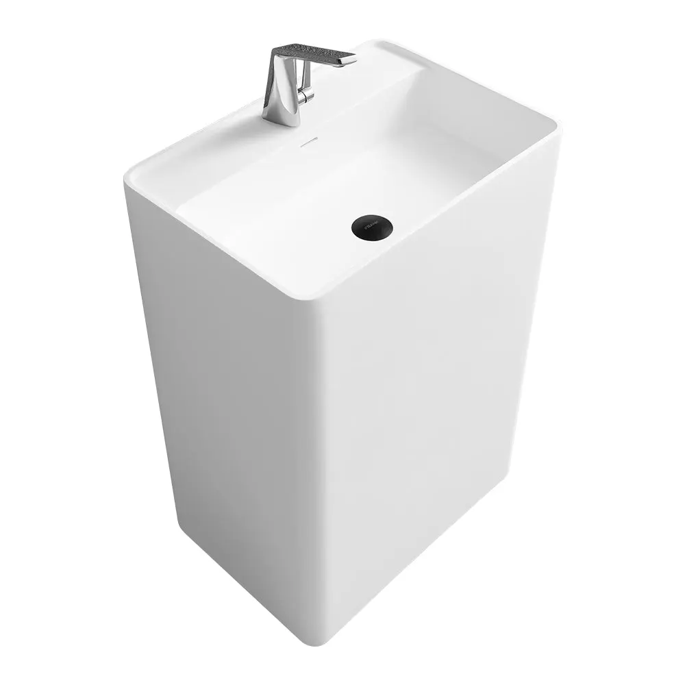 Fs507 600 Solid Surface Basin White vovica