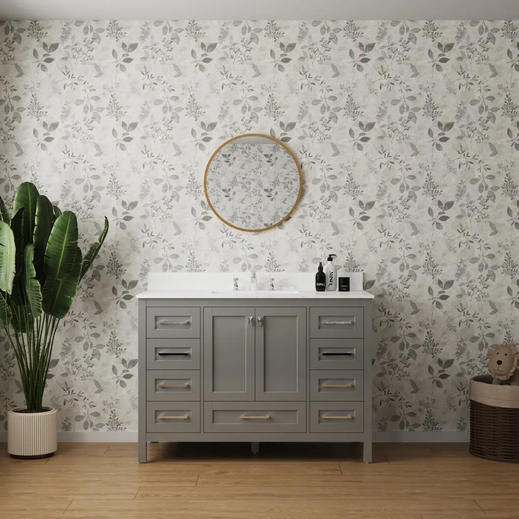 Vanity Sink Bundle Marble Countertop Bathroom Sink Cabinet Set bathin