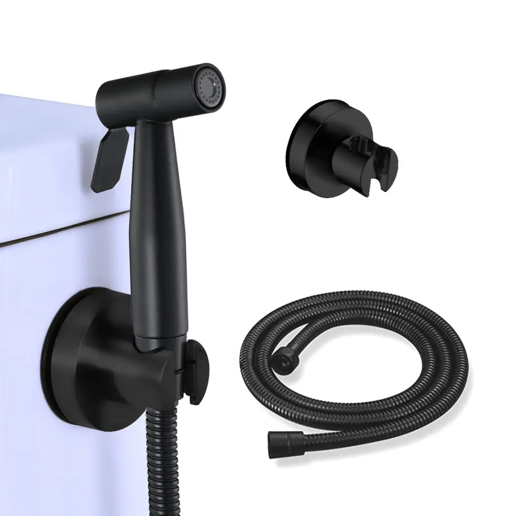 Handheld Bidet Sprayer Toilet Matte Black Stainless Steel Cloth Washer mexile