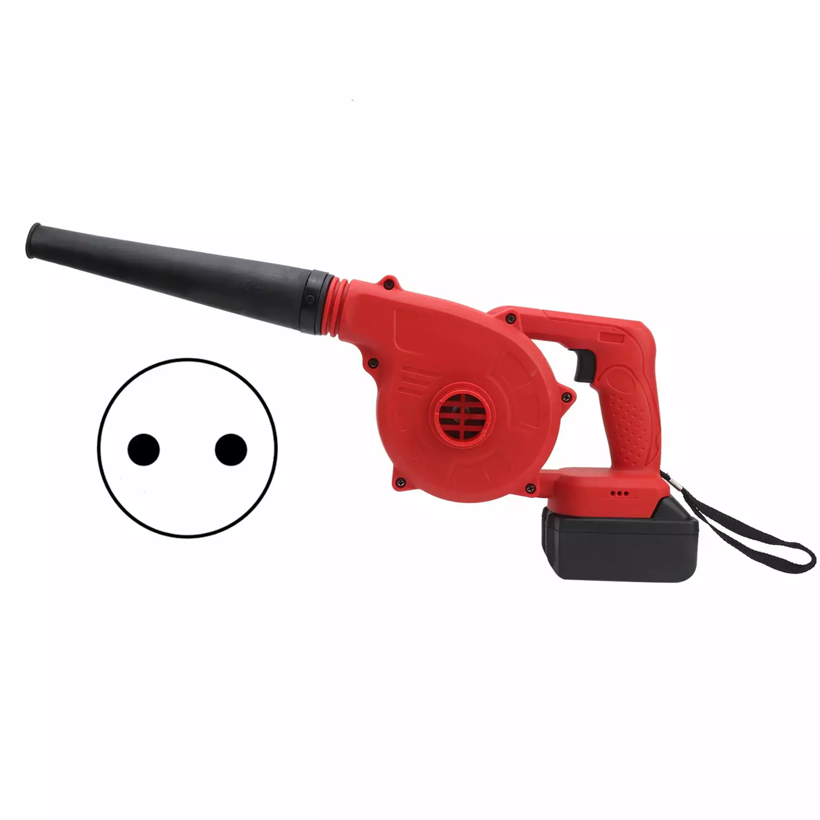 Cordless Blower Lithium Electric Blow Suction Dual Use Computer Dust Gatheror AC110 240VEU Plug meilichangfushi