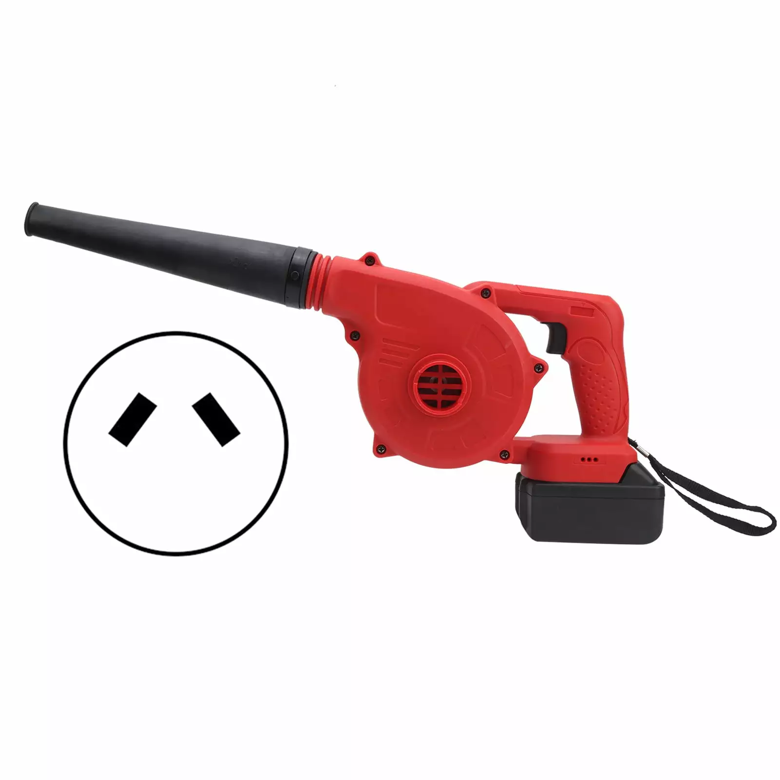 Cordless Blower Lithium Electric Blow Suction Dual Use Computer Dust Gatheror AC110 240VAU Plug meilichangfushi