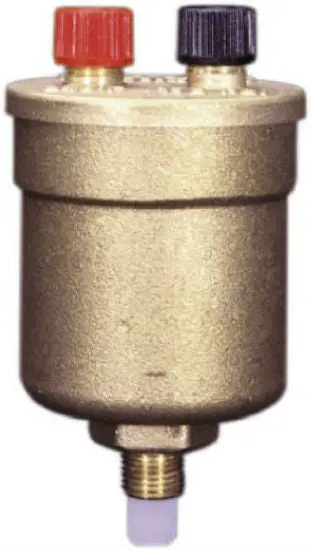 Watts DUO-VENT-1/8 Automatic Boiler Air Vent Valve 1/8 Inch Brass Heating System Vent