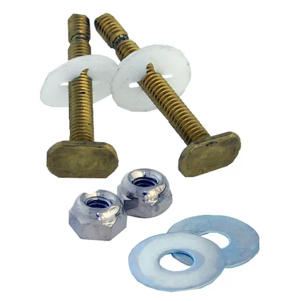 Lasco 04-3649 EZ Snap Toilet Bolt Kit 5/16 x 2-1/4 Inch 2-Pack