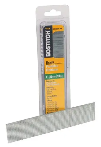 Bostitch BT1309B 1" 18-Gauge Galvanized Brad Nails 3000-Pack