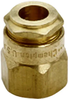 Champion Irrigation B6F Adjustable Flow Sprinkler Bubbler Head 1-1/2 Inch Brass Gardens