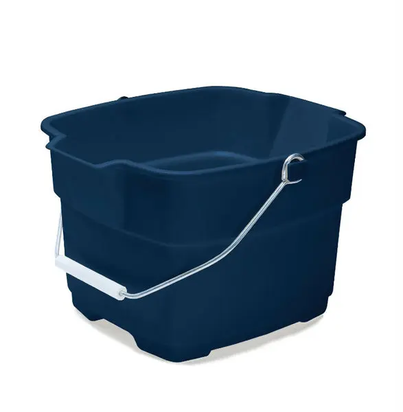 Rubbermaid 2871-00-ROYBL Roughneck Square Bucket 15 Qt Royal Blue Heavy Duty Storage