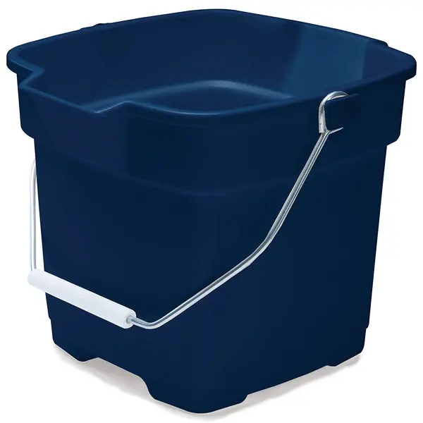 Rubbermaid FG296400ROYBL Roughneck Utility Bucket 12 Qt Royal Blue Heavy-Duty Use