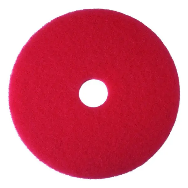3M 08392 Buffer Floor Pad 5100 17 Inch Red Floor Buffing and Polishing
