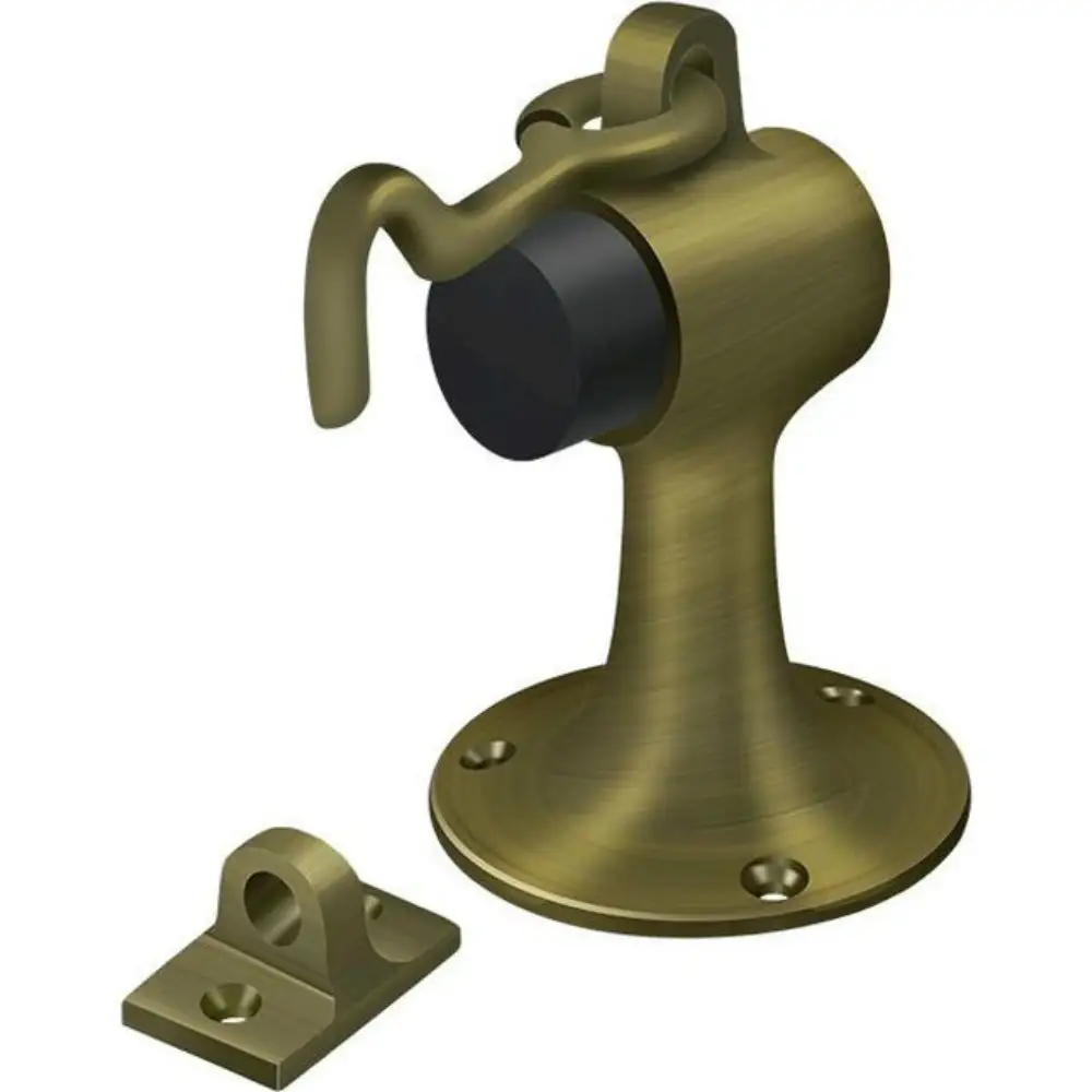Projection Wall Mount Bumper Holder Bright Chrome - Best Building Hardware Equipment Deltana
