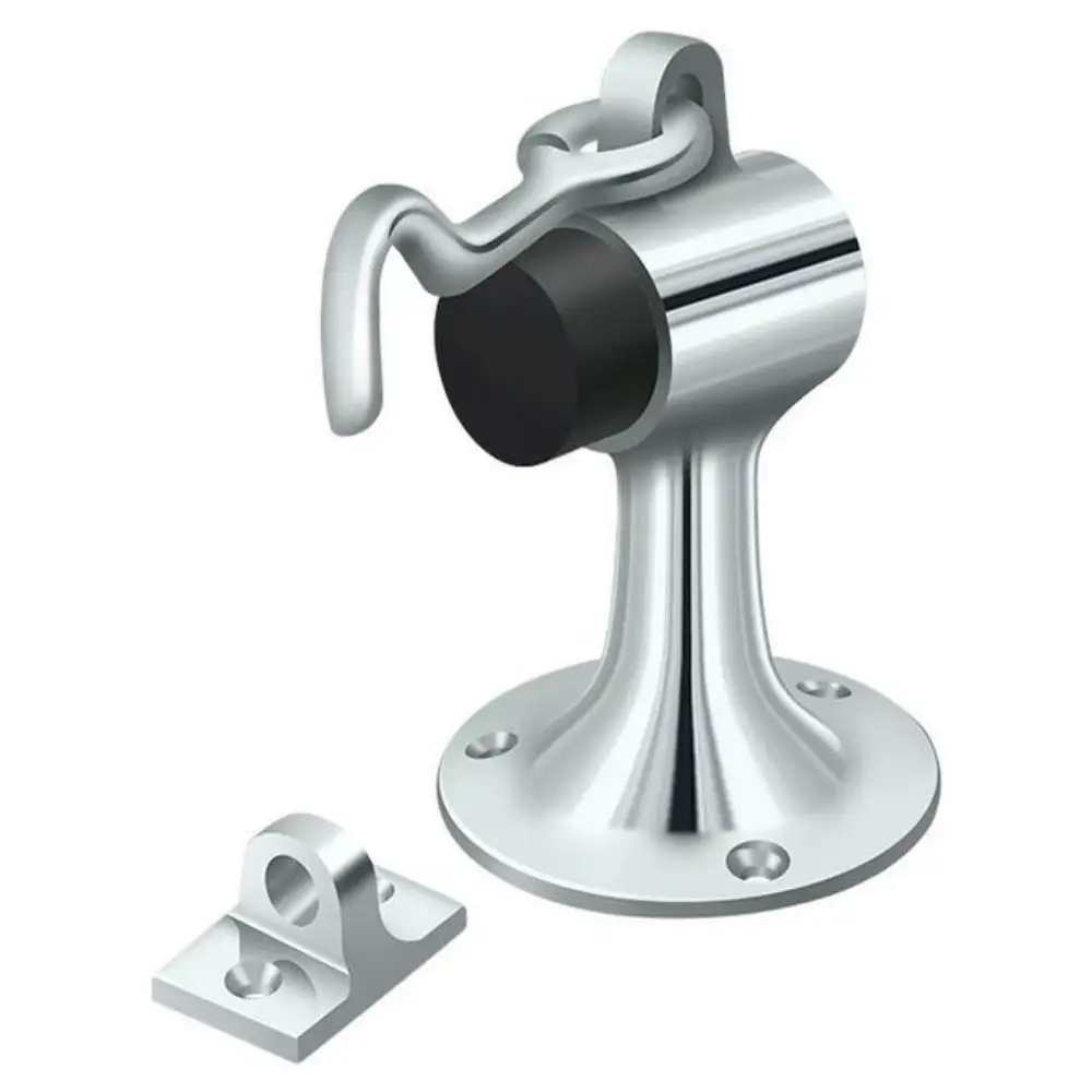 Projection Wall Mount Bumper Holder Bright Brass - Best Building Hardware Tools Deltana