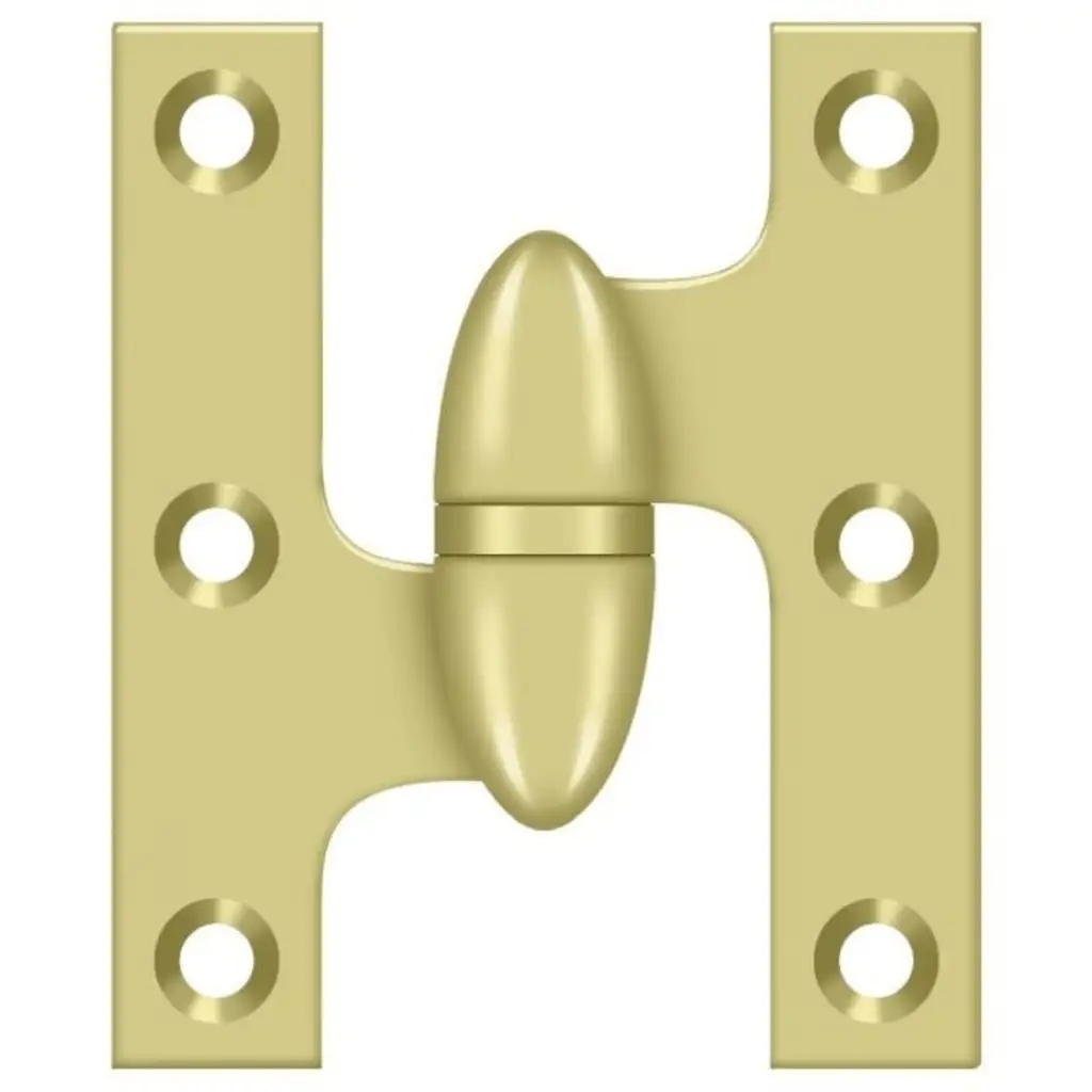 Deltana Olive Knuckle Hinge Oil Rubbed Bronze Right Hand