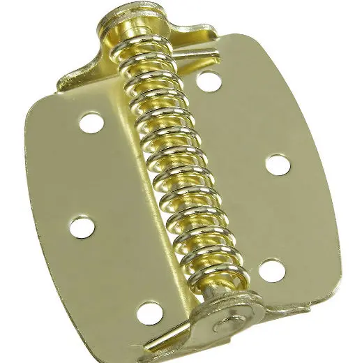National Hardware N240-481 Cabinet Spring Hinge 2" Bright Brass 2-Pack Smooth Closing