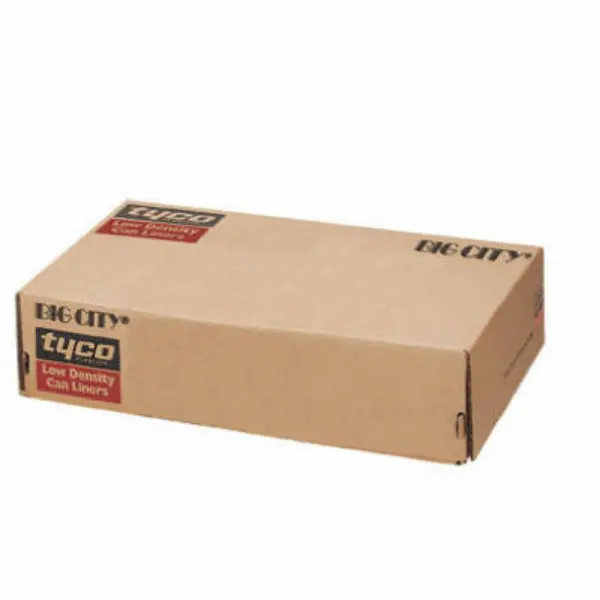 Berry Plastics 831682 Big City LLDPE Can Liner Black 24 x 32 250-Count Trash and Recycling