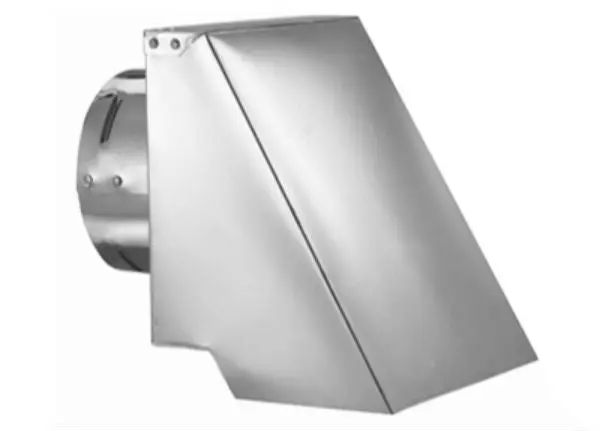 DuraVent 4PVL-HSCR 4-Inch Square Pellet Vent Horizontal Cap