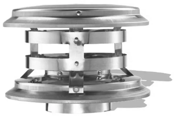 DuraVent 4PVL-VCR 4-Inch Round Pellet Vent Vertical Cap