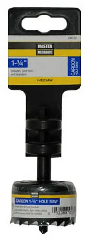 Master Mechanic 284539 Carbon Hole Saw Pilot Drill 1-3/4 Inch Cutting Tool