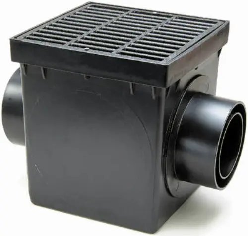 NDS 1200BKIT Double Outlet Catch Basin Kit 12x12 Inch Drainage System