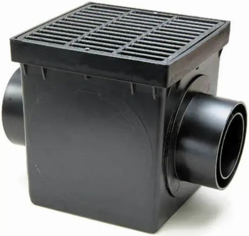 NDS 900BKIT Double Outlet Catch Basin Kit 9x9 Inch
