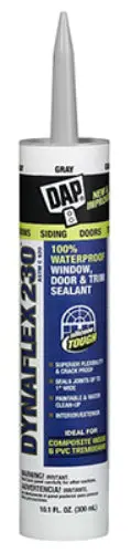 Dap 18412 Dynaflex 230 Premium Elastomeric Latex Sealant 10.1 Oz Cedar Tan Caulking and Sealing