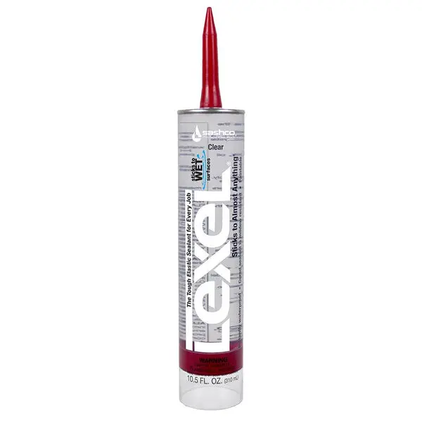 Sashco 13010 Lexel 10.5 Oz Clear Tough Elastic Sealant Caulk